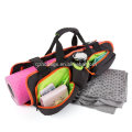 Yoga Mat Tote Bag with Open Ends, Mobile Pocket and Water Bottle Holder